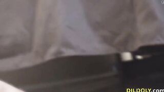 Naughty Girl masturbating and squirting