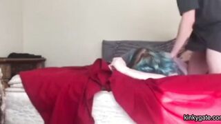 Feminist punky Zooey hard spanked