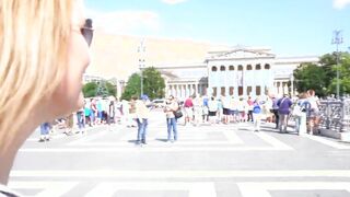 mom and daughter sharing a guy