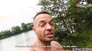 Adorable curvy german 19 yo bimbo meet and banged date public pov