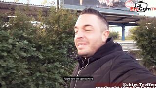 real Pickup german chubby teenie hoe into outside train station
