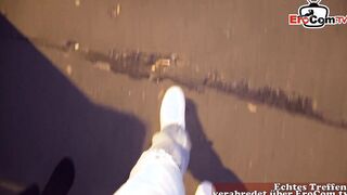 real Pickup german chubby teenie hoe into outside train station