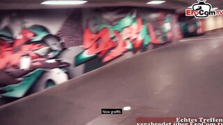 real Pickup german chubby teenie hoe into outside train station