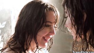 Whitney Wright and Korra  playful sex in the shower