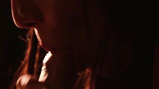 Erotic sex session in complete darkness with gorgeous chick