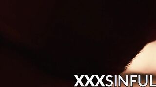 Erotic sex session in complete darkness with gorgeous chick
