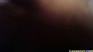 Hot Chick with big tits fingering her wet pussy