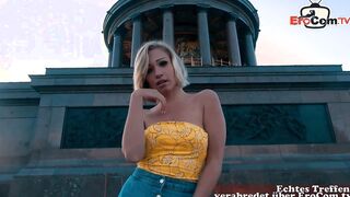 Outdoors Sex after disco with german blonde teenagers hoe