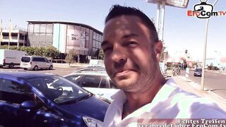 German blonde Street Skank Plowed date inside Outside