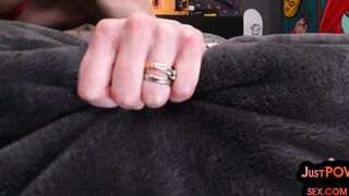 POV hairy MILF drilled by nice dick in wet pussy hole