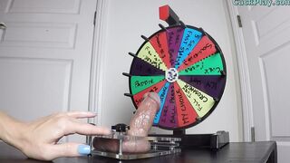 CBT Spinning Mystery Wheel Femdom Ball Busting Handjob