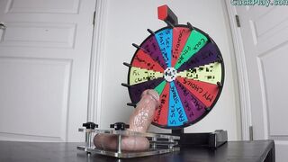 CBT Spinning Mystery Wheel Femdom Ball Busting Handjob