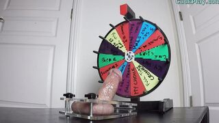 CBT Spinning Mystery Wheel Femdom Ball Busting Handjob