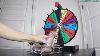 CBT Spinning Mystery Wheel Femdom Ball Busting Handjob