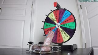 CBT Spinning Mystery Wheel Femdom Ball Busting Handjob