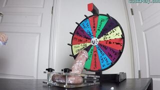 CBT Spinning Mystery Wheel Femdom Ball Busting Handjob
