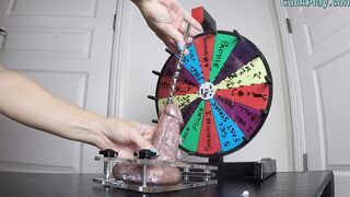 CBT Spinning Mystery Wheel Femdom Ball Busting Handjob