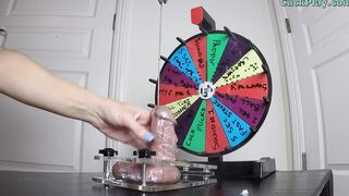 CBT Spinning Mystery Wheel Femdom Ball Busting Handjob