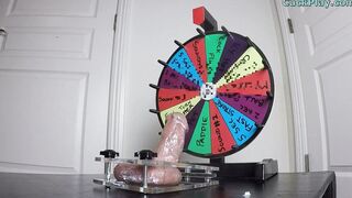 CBT Spinning Mystery Wheel Femdom Ball Busting Handjob