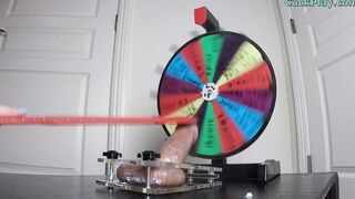 CBT Spinning Mystery Wheel Femdom Ball Busting Handjob