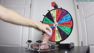 CBT Spinning Mystery Wheel Femdom Ball Busting Handjob