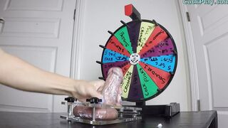 CBT Spinning Mystery Wheel Femdom Ball Busting Handjob