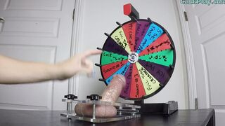 CBT Spinning Mystery Wheel Femdom Ball Busting Handjob