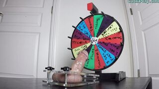 CBT Spinning Mystery Wheel Femdom Ball Busting Handjob