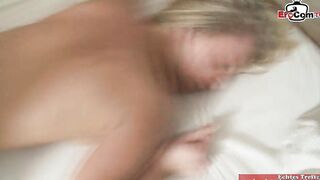 Petite 18yo blonde teenie with small boobs love anal sex