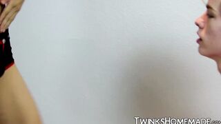 Inked twink Jasper Robinson fucking hot twink untill he cums