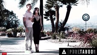 PURE TABOO Gold Digger Anna De Ville Does Everything To Keep Her Bf's Stepfather Quiet