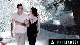 PURE TABOO Gold Digger Anna De Ville Does Everything To Keep Her Bf's Stepfather Quiet
