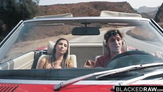 BLACKEDRAW Gorgeous Gianna Dior devours stranger's big black cock