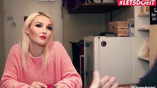 LETSDOEIT - Cutie Lovita Fate Ride Dick On Hostel Bathroom