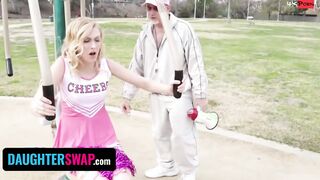 Daughter Swap - Sensual 18 year old Yo Seduces Her Bestfriends Dad By