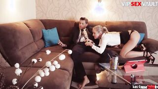 LOS CONSOLADORES - Exotic 3-Way For Lonely Beauty Anina Silk - VIP SEX VAULT