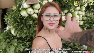 CARNEDELMERCADO - JESICA DULCE LONG BOOTY LATINA RED HAIRED FUCK HARD BY HORNY AGENT