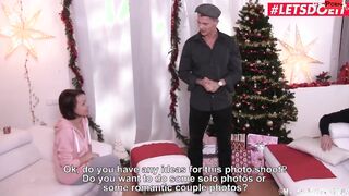 LETSDOEIT - (Rebeca Black, Lutro, Thomas J.) Seduces Photographer in Hardcore Christmas Three-Way