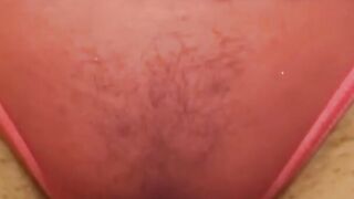Amateur babe toying her love holes during her first porn