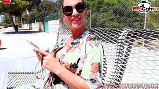 Sexual Cougar banged! public during the German sex Date