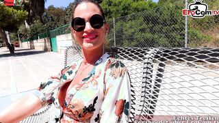 Sexual Cougar banged! public during the German sex Date