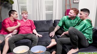 These tops and bottoms swap partners and fucks