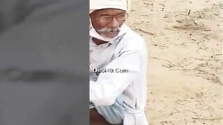 Desi Indian Old man Outdoor fuck