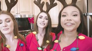 naughty teens fucked by santa during quarantine holiday