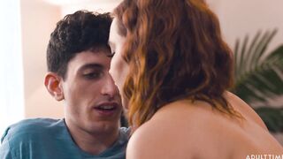 Busty stepmom solved her stepson premature ejaculation