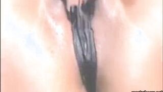 squirt with my panties in my pussy