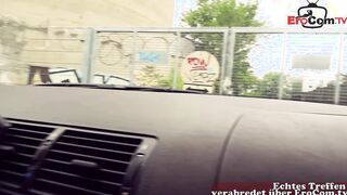 Petite german bitch make a real point of view Date on street and pounded inside outdoor