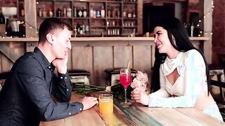 Lady D is hoping for a gentleman, and she getting one with Charlie Dean. When she arrives, he has already got a drink ready for her. Pulling out a chair, he helps Lady D take a seat. She flashes him to prove that she's feeling the heat, even hiking up her