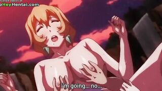Horny busty babes having wild sex