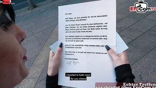 german thin 18yo 19 year old pick up into outside